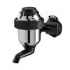 Torneira Eletrica Sintex Cromado e Preto Bica Baixa 220v 4400w - PAREDE