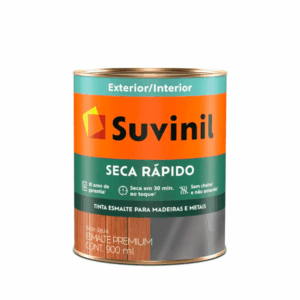 TINTA SUVINIL ESMALTE BRANCO ACETINADO SECA RÁPIDO 900ML