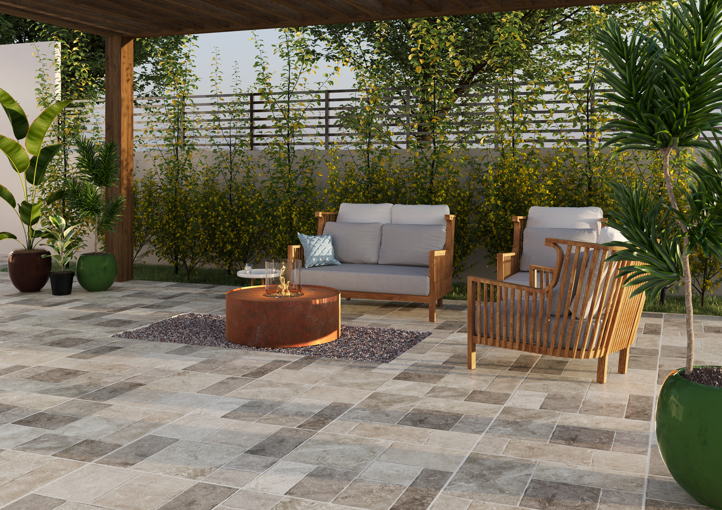 PISO TERRACOTAGRES PATTIO A RET 70X70 CX 2,45M² - Imagem 3