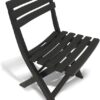 CADEIRA PVC DOBRAVEL PRETA ARQPLAST