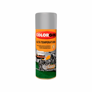 TINTA SPRAY ALTA TEMP. ALUMINIO COLORGIN 250G