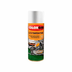 TINTA SPRAY ALTA TEMP. BRANCO 250G COLORGIN