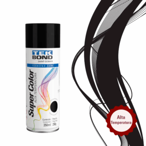 TINTA SPRAY PRETO BRILHO 250G TEK BOND