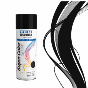 TINTA SPRAY PRETO BRILHO/FOSCO 250G TEK BOND