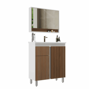 ARMARIO C/ ESP BELIZZE CARIBE CARVALHO 80CM