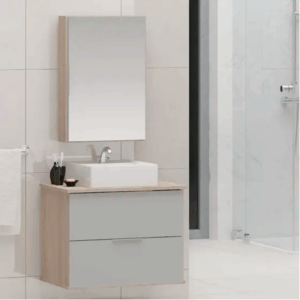 ARMARIO C/ ESP BELIZZE RUBI NOCE/NUDE 60CM