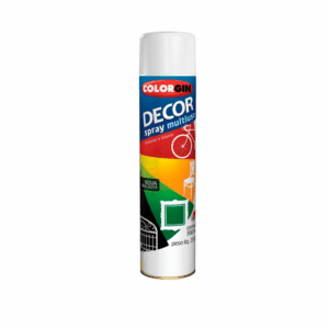 TINTA SPRAY BRANCO BRILHO 250G DECOR