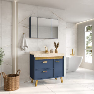 ARMARIO C/ ESP. MODENA AZUL LORD 90CM GAAM