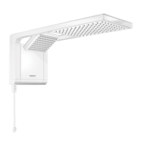 Chuveiro Eletrônico Lorenzetti Acqua Duo Ultra 7800W 220V Branco Quadrado