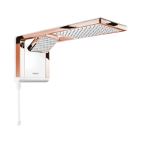 Chuveiro Eletrônico Lorenzetti Acqua Duo Ultra 7800W 220V Branco e Rose Gold