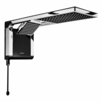 Chuveiro Eletrônico Lorenzetti Acqua Duo Ultra 7800W 220V Preto e Cromado